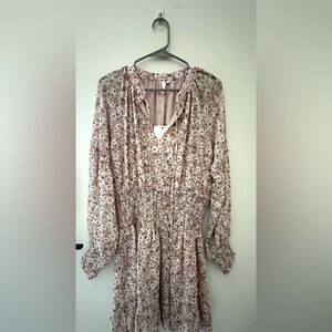 NWT Floral Chiffon Dress